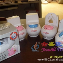 2011创意电动马桶存钱罐大号创意卡通储钱罐新奇特玩具