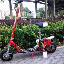 2012成本促销4冲滑板车四冲汽油滑板车华盛发动机