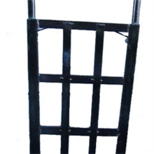 供应250kg重型角铁老虎车手推车黑色款两轮工具车