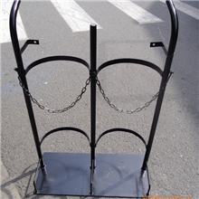 供应【加厚版】【黑色款】钢瓶氧气瓶手推车工具车