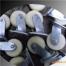 供应5寸重型白尼龙供应脚轮钢板车专用万向轮