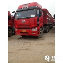 供应二手货车一汽J6牵引车390马力8X2前二后八