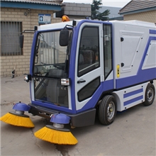 锂电全天候封闭扫地车自动扫地车多功能扫地机大型电动扫地车