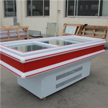 2米拉门冰台豪华冰台箱式冰台海鲜展示柜保鲜柜