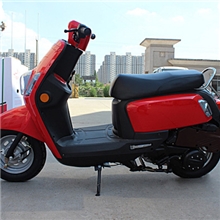 酷奇125踏板车摩托车燃油助力车迷你小摩托全新整车特价