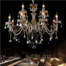 奢华欧式蜡烛水晶吊灯客厅灯饰灯具餐厅卧室水晶灯LB87