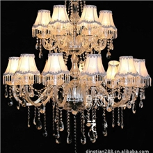 豪华水晶玻璃吊灯酒店大堂灯家居灯工程吊灯DT-10+6A3120