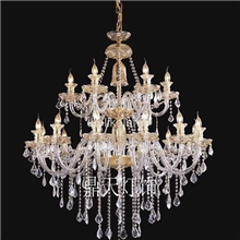 供应金色描金现代灯具12+6头欧式现代华丽吊灯DTT-12+6A7789