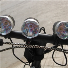 正品CREEXMLT6强光充电自行车灯前灯山地车灯【超强灯套装】