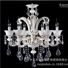 灯饰水晶灯具批发进口玉石吊灯双层云石灯别墅酒店工程灯