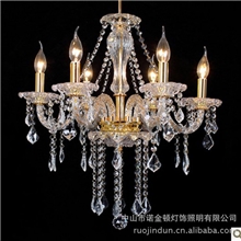 厂家批发现货欧式简约水晶灯带光源灯饰客厅水晶吊灯水晶餐吊灯
