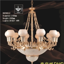 古镇云石灯厂家/透光云石吊灯工程/别墅客厅灯大堂灯/DHCD6512