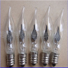 专业供应C18拉尾火焰泡120V3W/E12黄/寿命1000H现货