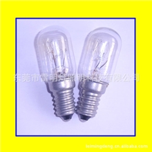 专业供应白炽灯T22*58mm清光E14S110-240V15W寿命1500H