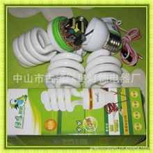 螺旋节能灯，12V带夹子节能灯，直流12V节能灯