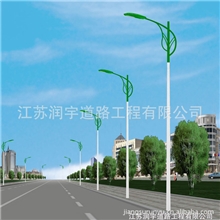 润宇照明定做5米6米7米8米8米自弯臂，9米自弯臂灯杆，基础笼
