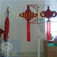 路灯杆专用中国结、户外防雨中国结、中国结灯具