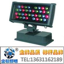 36WLED广告投光灯户外工程灯七彩RGB射灯户外草地灯