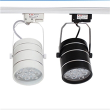 供应大功率led9W12W轨道灯射灯led商场射灯铝制工厂厂家月末促销