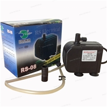 鱼缸水族箱抽水泵过滤泵日胜RS-08小型潜水泵15w增氧功能1825