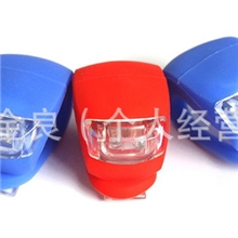 5代第五代自行车青蛙灯硅胶警示尾灯蛇头灯骑行装备头灯