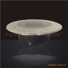 供应太阳能LED地砖灯不锈钢圆形埋地灯