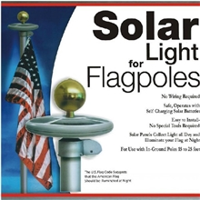 旗杆灯太阳能野营灯国旗灯庭院灯帐篷灯6mm大灯珠