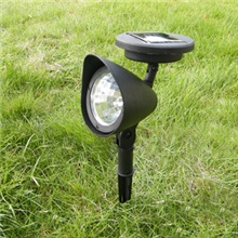太阳能投射灯庭院户外灯草坪灯塑料小射灯装饰射灯