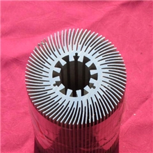 厂家热销太阳花散热器异形太阳花铝型材大型散热器铝型材