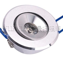 景行照明供应1W单头天花灯单颗1WLED天花灯