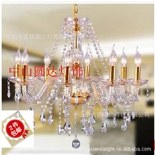 厂家供应蜡烛吊灯、水晶蜡烛灯、玻璃蜡烛吊灯，新款吊灯、客厅灯