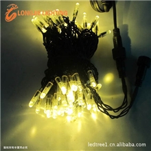 5米50灯墨绿色线泡壳灯串LED可连接式灯串、专供出品防水LED串灯