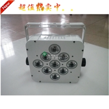 新款促销9颗10W五合一LED无线电池帕灯舞台帕灯/婚庆酒吧演出灯