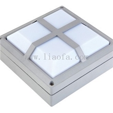 方形LED压铸铝室外防潮墙壁灯