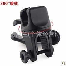 厂家直销360度自行车夹子强光手电筒夹子