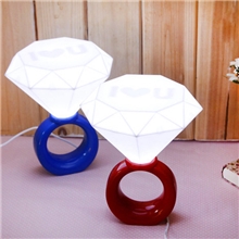 台灯厂LED情侣小夜灯创意钻石灯钻戒夜灯创意家居浪漫生日