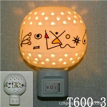 陶瓷香薰小夜灯！床头灯！款式新颖繁多!支持混批！