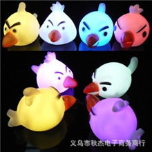热销货源批发愤怒的小鸟七彩小夜灯厂家直销广告促销礼品
