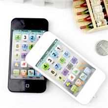 0621A英文超多种功能学习机触摸点读机语音手机Iphone4S苹果玩具
