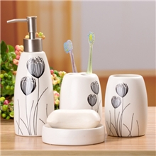 爱瓷家居海螺陶瓷卫浴四件套家居卫浴洁具套装洁具用品