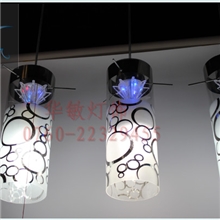 厂家批发室内餐厅吊灯LED大小圆点餐厅吊灯简约时尚