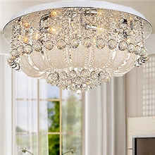 【洪强】现货led客厅水晶灯2158led吸顶灯直径48/60/80CM