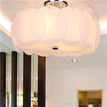 花鼓莲花灯时尚玻璃灯HQ6054卧室吸顶灯简约卧室吸顶灯具