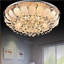 【洪强】LED卧室灯水晶吸顶灯HQ6055水晶客厅灯质量保证