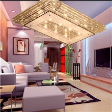 热销LED吸顶灯长方形客厅灯不锈刚平板灯高光LED灯具MD12035