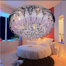 豪菲尔灯饰批发圆形卧室灯高光LED灯具平板吸顶灯MD8043/10