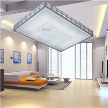 豪菲尔客厅吸顶灯长方形铝材客厅吸顶灯亚克务吸顶灯MD12040