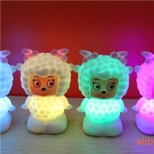 【小夜灯厂家可定做印logo】美羊羊七彩小夜灯品质保证发货快速