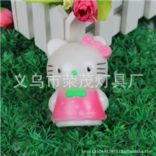 厂家直销小KT猫创意插电插头小夜灯LED灯床头小夜灯壁批发