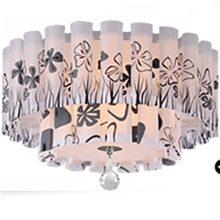 【5折优惠】双层PVC/水晶灯代销现代欧式客厅卧室吸顶灯